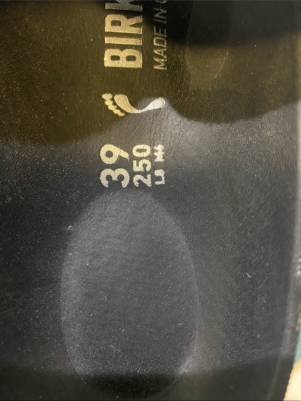 Birkenstock Big Buckle Arizona Two-Buckle Real Leather Sandals with Silver 39 - Picture 8 of 8